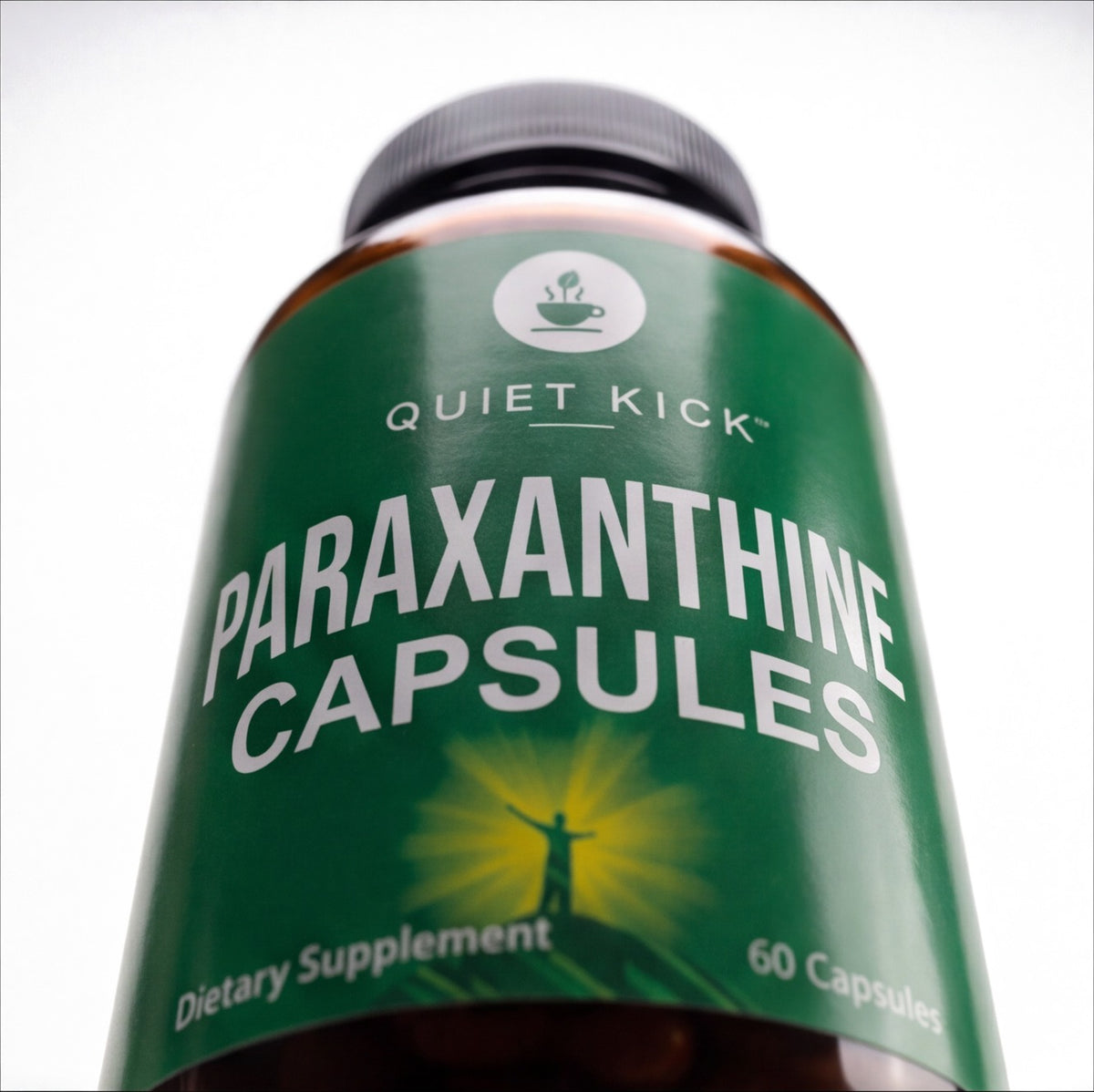 Quiet Kick™ bottle from a low angle