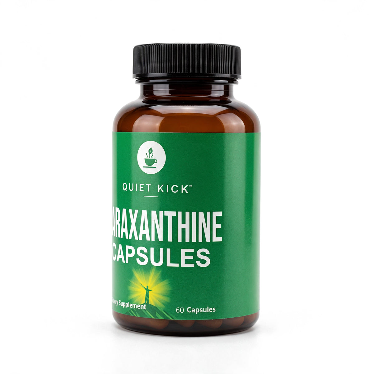 Quiet Kick™ bottle, three-quarter view