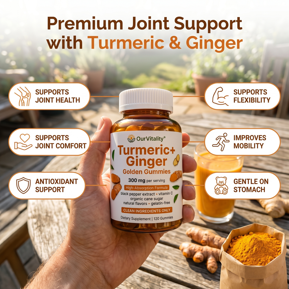 Turmeric+ Curcumin Golden Gummies